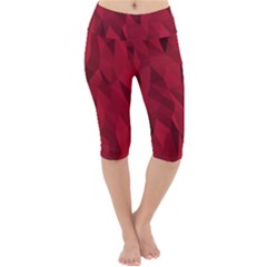 Amaranth Lightweight Velour Cropped Yoga Leggings by webstylecreations
