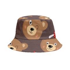 Bears-vector-free-seamless-pattern1 Bucket Hat by webstylecreations