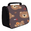 Bears-vector-free-seamless-pattern1 Full Print Travel Pouch (Small) View2