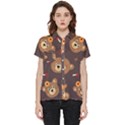 Bears-vector-free-seamless-pattern1 Short Sleeve Pocket Shirt View1