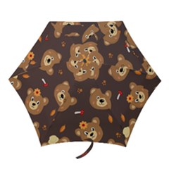 Bears-vector-free-seamless-pattern1 Mini Folding Umbrellas by webstylecreations