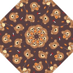 Bears-vector-free-seamless-pattern1 Hook Handle Umbrellas (large) by webstylecreations