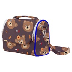 Bears-vector-free-seamless-pattern1 Satchel Shoulder Bag by webstylecreations