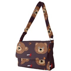 Bears-vector-free-seamless-pattern1 Full Print Messenger Bag (s) by webstylecreations