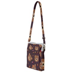 Bears-vector-free-seamless-pattern1 Multi Function Travel Bag by webstylecreations