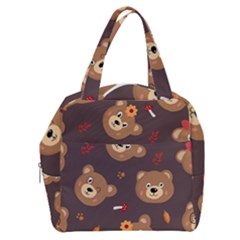 Bears-vector-free-seamless-pattern1 Boxy Hand Bag by webstylecreations