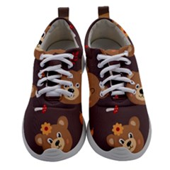 Bears-vector-free-seamless-pattern1 Athletic Shoes by webstylecreations