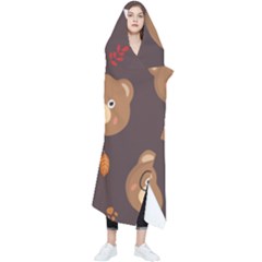 Bears-vector-free-seamless-pattern1 Wearable Blanket by webstylecreations