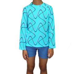 Retro Fun 821b Kids  Long Sleeve Swimwear by PatternFactory
