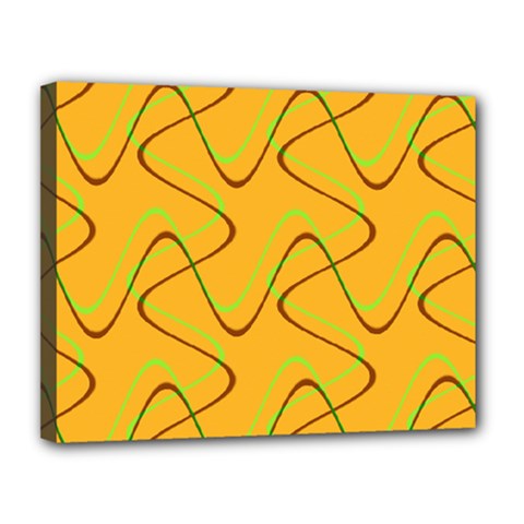 Retro Fun 821a Canvas 14  X 11  (stretched) by PatternFactory