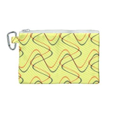 Retro Fun 821c Canvas Cosmetic Bag (medium) by PatternFactory