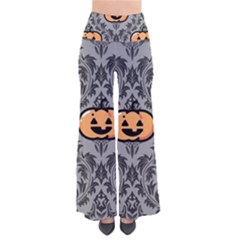 Pumpkin Pattern So Vintage Palazzo Pants by InPlainSightStyle