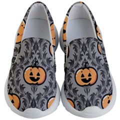 Pumpkin Pattern Kids Lightweight Slip Ons by InPlainSightStyle