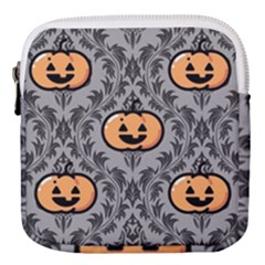 Pumpkin Pattern Mini Square Pouch by InPlainSightStyle