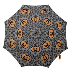 Pumpkin Pattern Hook Handle Umbrellas (large) by InPlainSightStyle
