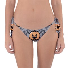 Pumpkin Pattern Reversible Bikini Bottom by InPlainSightStyle