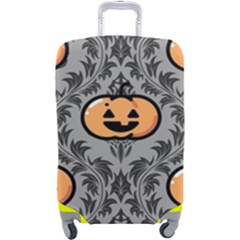 Pumpkin Pattern Luggage Cover (large) by InPlainSightStyle