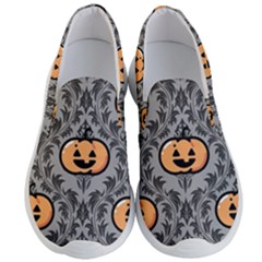 Pumpkin Pattern Men s Lightweight Slip Ons by InPlainSightStyle