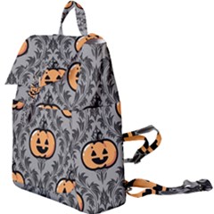 Pumpkin Pattern Buckle Everyday Backpack by InPlainSightStyle