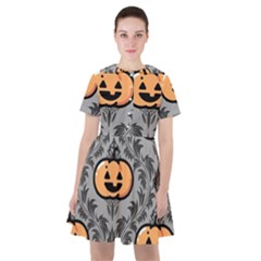 Pumpkin Pattern Sailor Dress by InPlainSightStyle