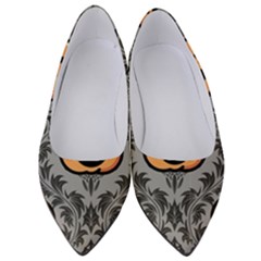 Pumpkin Pattern Women s Low Heels by InPlainSightStyle