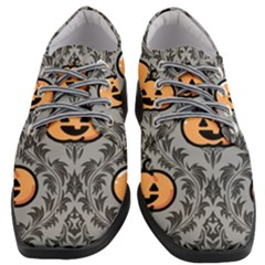 Pumpkin Pattern Women Heeled Oxford Shoes