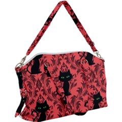 Cat Pattern Canvas Crossbody Bag by InPlainSightStyle