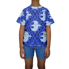 Ghost Pattern Kids  Short Sleeve Swimwear by InPlainSightStyle