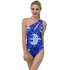 Ghost Pattern To One Side Swimsuit by InPlainSightStyle