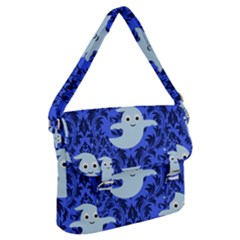 Ghost Pattern Buckle Messenger Bag by InPlainSightStyle