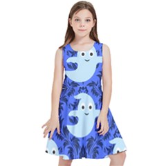 Ghost Pattern Kids  Skater Dress by InPlainSightStyle