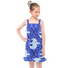 Ghost Pattern Kids  Overall Dress by InPlainSightStyle