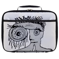 Weird Fantasy Creature Drawing Full Print Lunch Bag by dflcprintsclothing