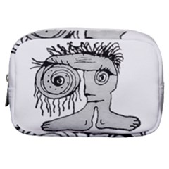 Weird Fantasy Creature Drawing Make Up Pouch (small) by dflcprintsclothing