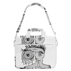 Weird Fantasy Creature Drawing Macbook Pro Shoulder Laptop Bag (large) by dflcprintsclothing