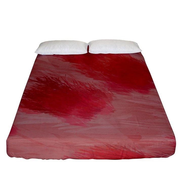 Strawberries Fitted Sheet (King Size)