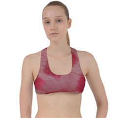 Strawberries Criss Cross Racerback Sports Bra