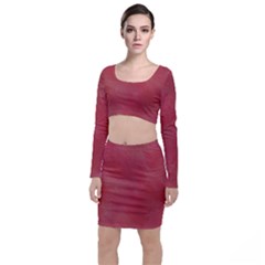 Red Velvet Top And Skirt Sets by kiernankallan