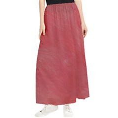 Red Velvet Maxi Chiffon Skirt