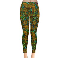 Love Forest Filled With Respect And The Flower Power Of Colors Leggings  by pepitasart