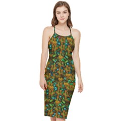 Love Forest Filled With Respect And The Flower Power Of Colors Bodycon Cross Back Summer Dress by pepitasart