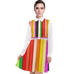 Ultimate Vibrant Long Sleeve Chiffon Shirt Dress