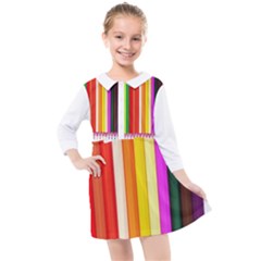 Ultimate Vibrant Kids  Quarter Sleeve Shirt Dress by hullstuff