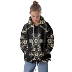 Bnw Mandala Kids  Oversized Hoodie by MRNStudios