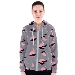 Bat Women s Zipper Hoodie by SychEva