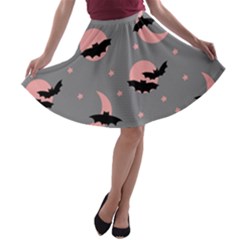 Bat A-line Skater Skirt