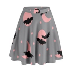 Bat High Waist Skirt by SychEva