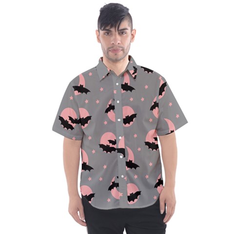 Bat Men s Short Sleeve Shirt by SychEva