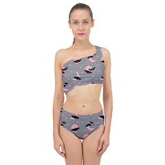 Bat Spliced Up Two Piece Swimsuit