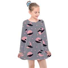 Bat Kids  Long Sleeve Dress
